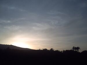 Atardecer en Las Candias