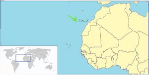 Situación de Canarias.