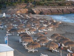 Playa del Duque, en el sur de Tenerife