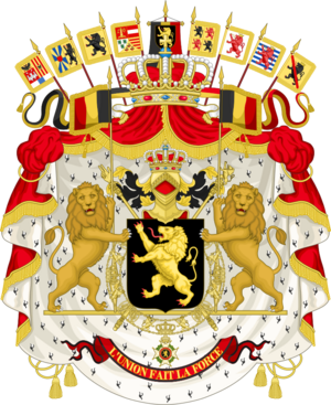 735px-Great coat of arms of Belgium.png