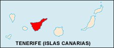 Mapa de situación de la isla de Tenerife