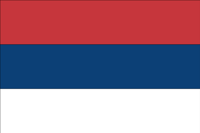 Archivo:Civil Flag of Serbia.svg