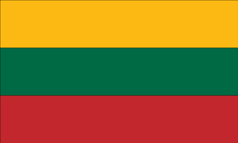 Archivo:Flag of Lithuania.svg