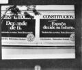 Affiches in Spanje in verband met verkiezingen over nieuw grondwet 6 december aa, Bestanddeelnr 930-0184.jpg