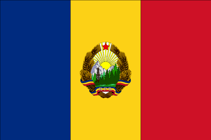 Archivo:Flag of Romania (1952–1965).svg