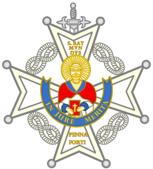 Badge of the Order of St Raymond of Penyafort.svg