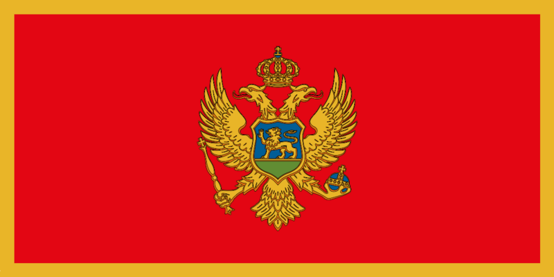 Archivo:Flag of Montenegro.svg