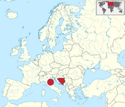 Bosnia y Herzegovinaen Europa