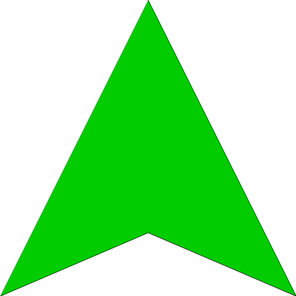 Archivo:Green Arrow Up Darker.svg