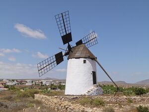 Wind mill - Windmühle - moulin à vent - Molino - Tuineje - Fuerteventura - Canary islands - Spain - 01.jpg