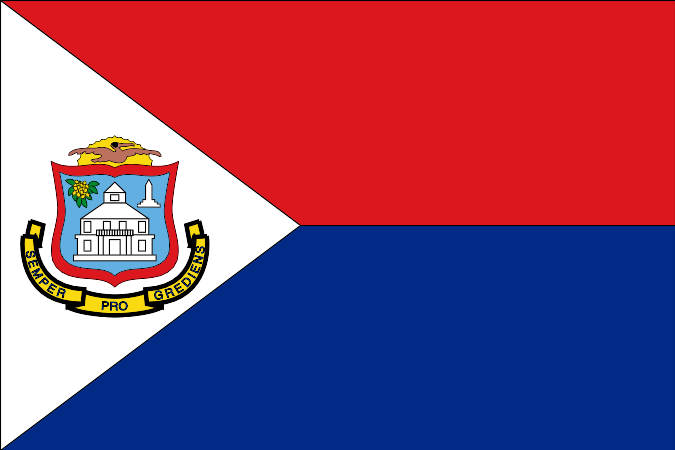 Archivo:Flag of Sint Maarten.svg