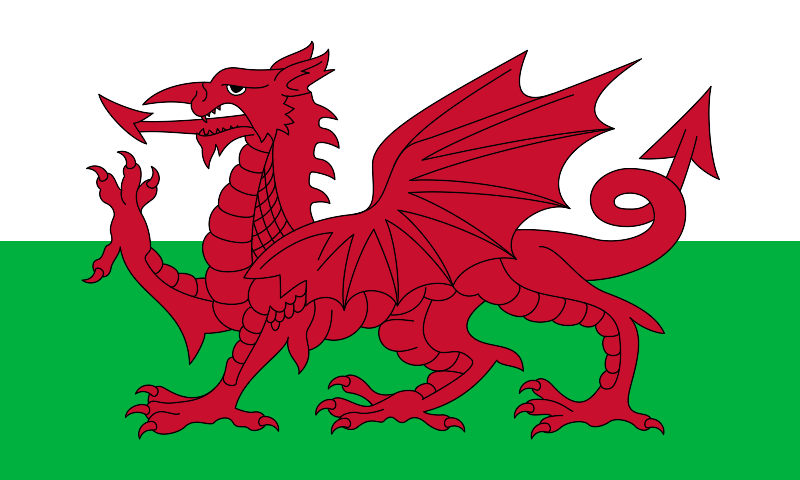 Archivo:Flag of Wales.svg