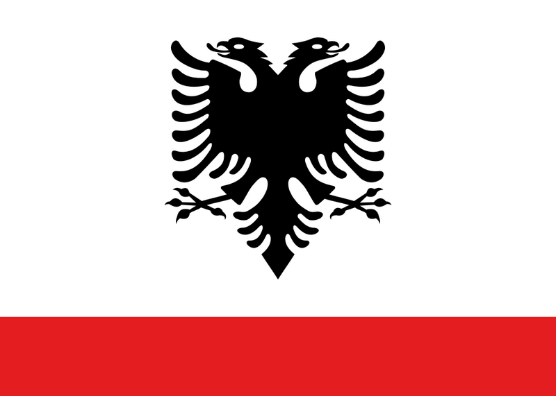 Archivo:Flag of Albania (1992–2002).png