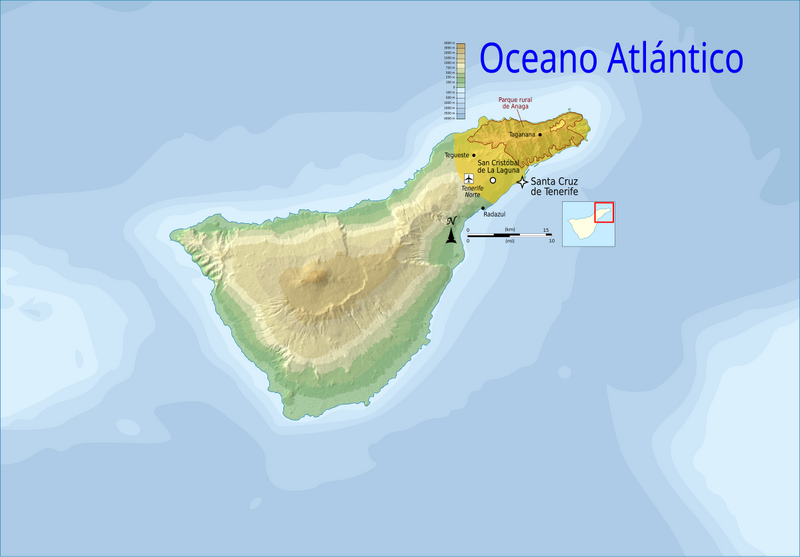 Archivo:Micromeria glomerata topographic distribution map-es.png