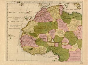 Guillaume Delisle North West Africa 1707.jpg