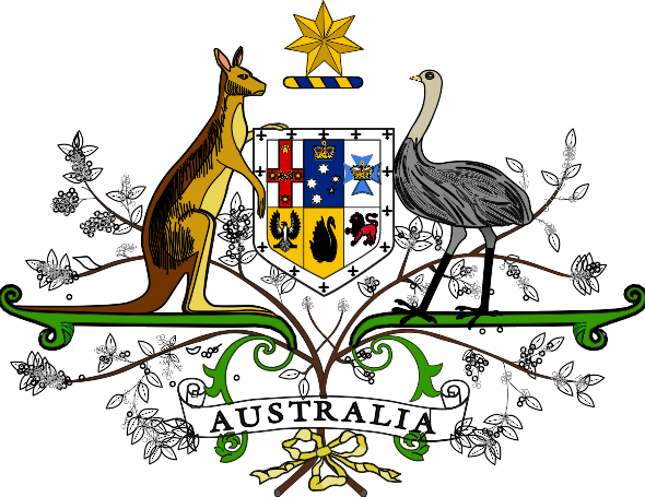 Archivo:Coat of Arms of Australia.svg